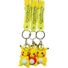 Šviečiantis Raktų pakabukas Pikachu, geltonas 3vnt