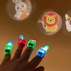 Šviečiantys LED pirštų žaislai vaikams – 10 vnt. rinkinys
