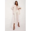Šviesiai smėlio spalvos kelnės