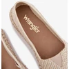 Šviesiai smėlio spalvos moteriškos espadrilės Wrangler su platforma