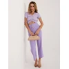 Šviesiai violetinė moteriška palaidinė