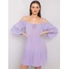 Šviesiai violetinės spalvos suknelė