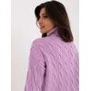 Šviesiai violetinis megztinis
