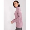 Šviesiai violetinis megztinis