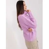 Šviesiai violetinis megztinis