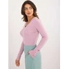Šviesiai violetinis megztinis