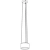 Šviestuvo RQ 160 pakabinimo elementas, baltas