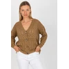 Sweater Sweter Damski Model LC 8022.04P Dark Smėlio spalvos - Rue Paris