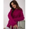Sweter-AT-SW-2343.88-ciemny violetinė