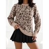 Sweter-CS-SW-RR911.18-smėlio spalva