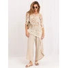 Sweter-CS-SW-VI9819.74-jasny smėlio spalva