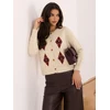 Sweter-IR-SW-RR1395.46-jasny smėlio spalva