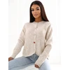 Sweter-IR-SW-RR986.22-jasny smėlio spalva