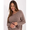 Sweter-IT-SW-99717.89-ciemny bezowy