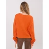 Megztinis moteriškas oversize oranžinis