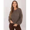 Sweter-MI-SW-1909.68-ciemny bezowy
