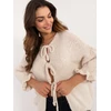 Sweter-MI-SW-2911.91-jasny smėlio spalva