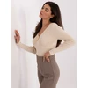 Sweter-PM-SW-DF61034.76-jasny smėlio spalva