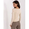 Sweter-PM-SW-DF61034.76-jasny smėlio spalva