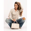 Sweter-PM-SW-SF391.28-jasny smėlio spalva