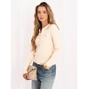 Sweter-PM-SW-SF502.29-jasny smėlio spalva