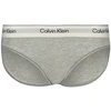 Szare figi moterims Calvin Klein su logowaną gumą