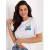 T-shirt-D12022AH02645W-balta ir-geltona