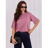 T-shirt-RV-TS-A1089.87-ciemny rožinė