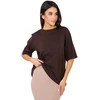 T-shirt-RV-TS-A1089.87-ciemny ruda
