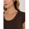 T-shirt-RV-TS-A1360.02P-ciemny ruda