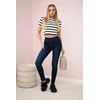 Tamsiai mėlynos džinsinės kelnės Dark denim pants