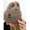 Kepurė Czapka-SR-CZ-2608.85-ciemny bezowy