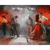Tapyba pagal skaičius — Romantiškas tango, 40 × 50 cm