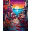 Tapyba pagal skaičius Saulėlydžio pajūrio alėja 40 × 50 cm