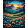 Tapyba pagal skaičius Saulėlydžio slėnio takas 40 × 50 cm