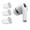 Tech-Protect Ausų antgaliai, skirti AirPods Pro 3, dydžiai S / M / L, 3 vnt. pakuotė - balti