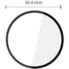 Tech-Protect Glass Flex+ 2 vnt. hibridinis stiklas, skirtas Huawei Watch GT Runner 2 - juodas