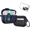 Tech-Protect Plonas dėklas su kabliuku skirtas AirPods Pro 3 - Tamsiai mėlyna