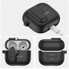 Tech-Protect Plonas dėklas su kabliuku skirtas AirPods 4 - Juodas
