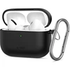 Tech-Protect Silikoninis dėklas su kabliuku AirPods Pro 3 - Juodas