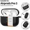 Tech-Protect Silikoninis dėklas su kabliuku AirPods Pro 3 - Juodas