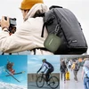 Tech-Protect Silikoninis dėklas su kabliuku, skirtas AirPods 4 - Juodas