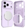 „Tech-Protect“ silikoninis „MagSafe“ dėklas, skirtas „iPhone 17 Pro“ – Violetinė