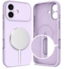 „Tech-Protect“ silikoninis „MagSafe“ dėklas, skirtas „iPhone 17“ – Violetinė