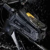 Tech-Protect V2 Dviračio krepšys su vieta telefonui 1.2l - Juodas