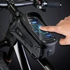 Tech-Protect V2 Dviračio krepšys su vieta telefonui 1.2l - Juodas
