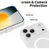 „Tech-Protect MagSlim MagSafe“ dėklas, skirtas „iPhone 17 Pro“ – matinis baltas