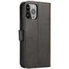 Telefono dėklas Case for Nothing Phone 1 dangtelis su atverčiamu piniginės stovu juodos spalvos