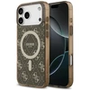 „Guess IML 4G“ „MagSafe“ dėklas su fonu, skirtas „iPhone 17 Pro“ – rudas