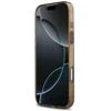 „Guess IML 4G“ „MagSafe“ dėklas su fonu, skirtas „iPhone 17 Pro“ – rudas